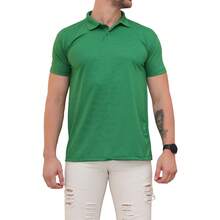Men Polo Shirts - 綠色 - 查看 1