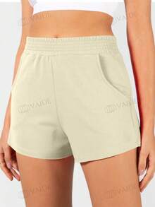Women Shorts - Màu xanh chanh - Xem 2