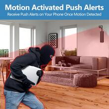 2MP Mini Máy chụp hình Có thể sạc lại Pin Wi-Fi không dây IP Máy chụp hình Kiểm tra chuyển động 10X Mini Có thể điều chỉnh P2P IR Tầm nhìn ban đêm Máy chụp hình Đối với Nhà V380 Ứng dụng Máy chụp hình Thích hợp Đối với Thú cưng , Trẻ sơ sinh , Và Người già Con người - màu đen - Xem 8