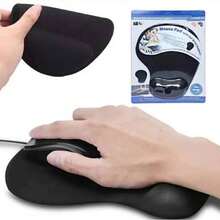 Almoadilla de Gel Para uso Prolongado de Computadora Mouse Pad con protector para muñeca De Gel Alfombrilla de Ratón Ergonómica Tapete para Mouse Ergonomico Base de Goma Antideslizante Mouse Pad Gel Cojín para Mouse - Azul - Ver 3