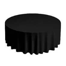 1 Pc Disposable Round Plastic White Tablecloths, 84''/213 Cm Large Table Covers, Suitable For Parties, Weddings, Christmas And Other Events - 84 Inches / 213 cm - View 11