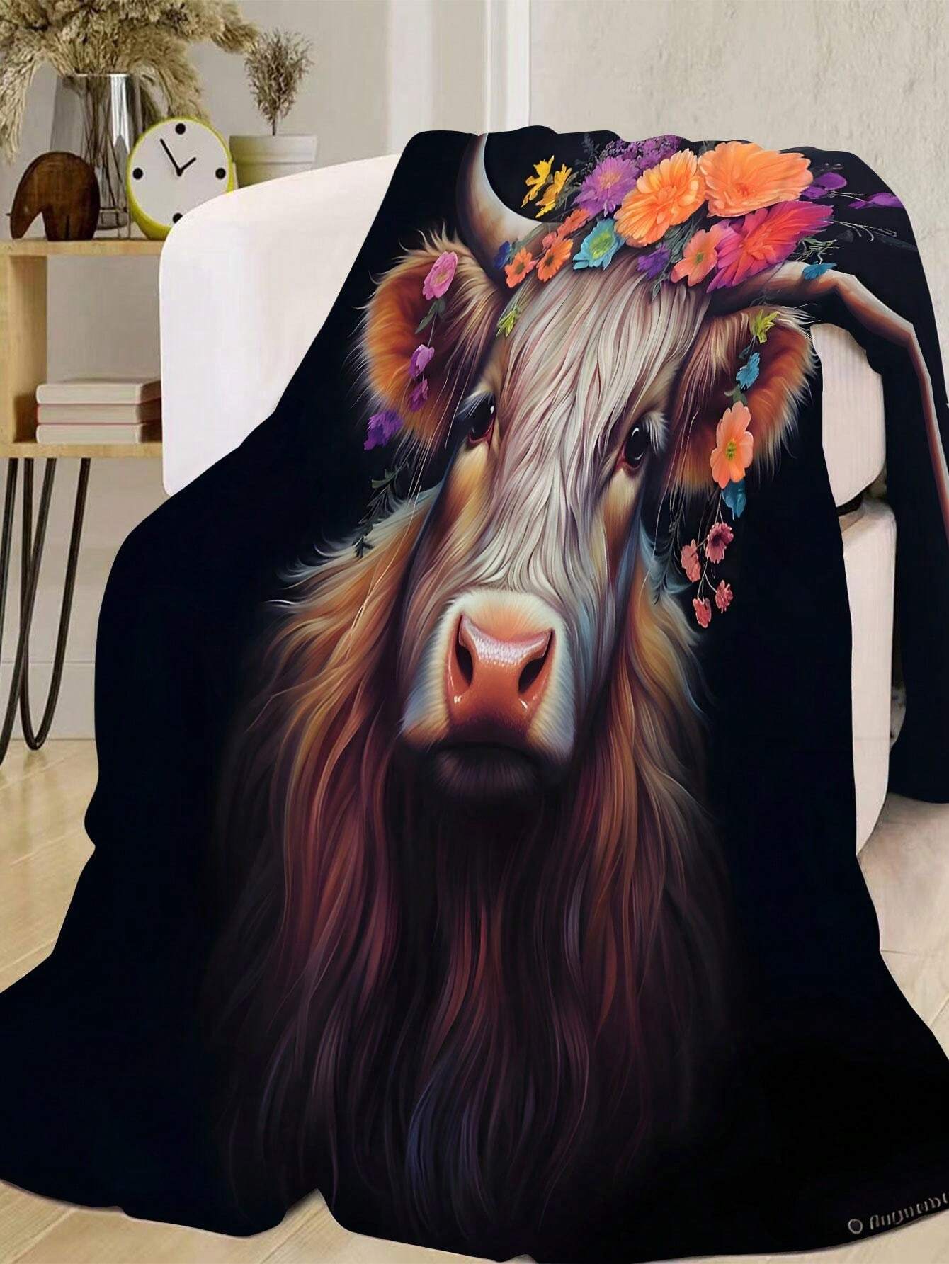 1pc Warm And Comfortable HighDefinition Digital Printed Blanket