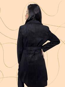 Women Overcoats - màu đen - Xem 4