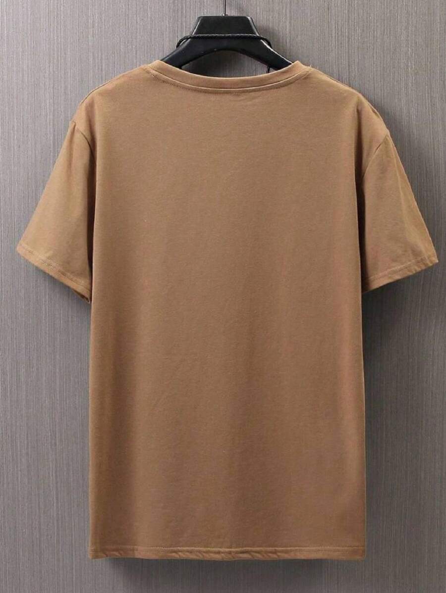 Men T-Shirts - màu nâu - Xem 1
