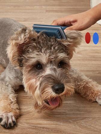 1pc Pet Deshedding Brush, Suitable For Cats And Dogs, For Pet Grooming And Deshedding