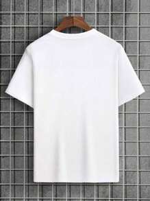 Laguna Beach Bco Men's T-Shirt Printed Shirt 100% Cotton Mesh 30.1 - 白色 - 查看 2