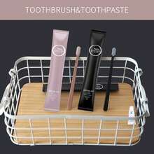10pcs/Package Hotel Disposable Toothbrush Set For 5-Star Hotel/Inn With Toothpaste And Soft Bristle Brush - Black - View 9