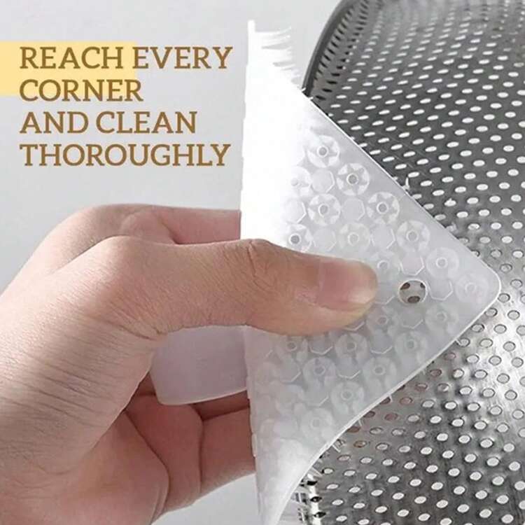 2023新款1/3入組多功能水果和蔬菜清洗刷，彎曲柔軟的蔬菜洗刷刷，適用於黃瓜，廚房使用的手指刷，具有防滑舒適握感的水果和蔬菜清洗刷-廚房工具和配件，洗碗刷薯子擦洗刷，菜蔬刷擦刷子柔軟刷毛的廚房刷子，適用於水果馬鈴薯胡蘿蔔等 - 白色 - 查看 5