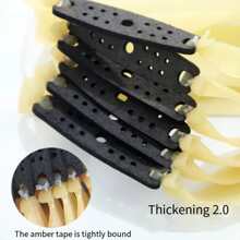 حزام مطاطي مسطح للمقلاع سماكة 2.0 ملم ، عالية المرونة ، قوة إضافية ، متين ، مقاوم للتجمد - قطعة واحدة