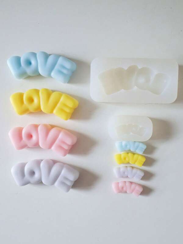 Love Silicone Mold, Handmade Candle DIY Making Mold, Candle Decoration Small Accessory Silicone Mold, Handmade Drip Silicone Mold, Handmade Resin Silicone Mold, Aromatherapy Gypsum Making Mold, Suitable For Handmade Gift Making, Easy Demolding. Note: Selling Molds
