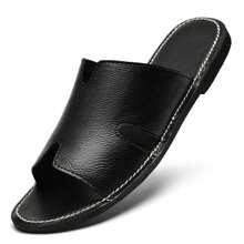 Summer New Style Breathable Men's Sandals, Comfortable Slippers - Black - View 1