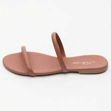Women Flat Sandals - 駝色 - 查看 3