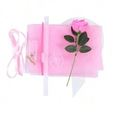 Rose Led Transparent Balloon Luminous Led Flower Valentine's Day Luminous Love Mother's Day Mother's Day Friends February 14 Decoration Detail May 10 Boyfriends Gifts Decorative Led Series Flower Bouquet - 黑色 - 查看 8