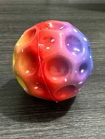 1searchgames Anti-Gravity Moon Rock Högstudsande Boll 70mm-6.6 Högstudsande Ihålig Boll, Flerhålsboll, Interaktiv Stressavlastande Och Andningsbar Leksak, Ett Utmärkt Val För Att Leka Utomhus Med Vänner