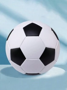 No. 5 Football Pvc Machine Sewn Pu Soccer Ball For Adults, Soccer Ball For Training And Game, Kick Ball For Backyard, Park, And Beach - Black and White - View 7