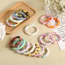 5/10Pcs Silicone Large Circle Beads For Jewelry Making DIY Handmade Special Decorations Craft Supplies