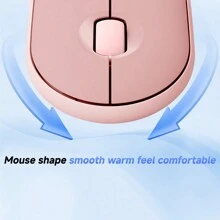 Logitech PEBBLE Laptop Tablet Computer Mouse Wireless Bluetooth Mouse Light And Thin Mute Office Battery Usb Mini Mouse