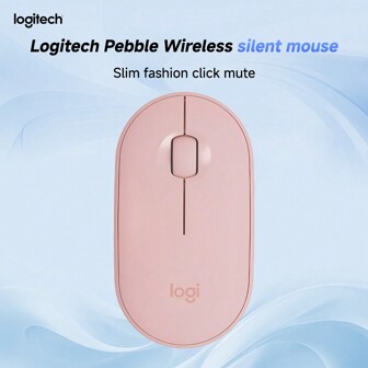 Logitech PEBBLE Laptop Tablet Computer Mouse Wireless Bluetooth Mouse Light And Thin Mute Office Battery Usb Mini Mouse