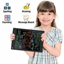1pc LCD Writing Tablet With Hanging Rope, Portable Doodle Drawing Board With 8.5/10/12 Inch Color Screen, For Improving Spelling And Drawing Skills, Boosting Creativity And Imagination, Suitable For Travel, Games, Activities, And Education, Best Birthday Gift