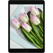 5 ramos de tulipanes realistas con tacto hidratante - rosa verde - Ver 5