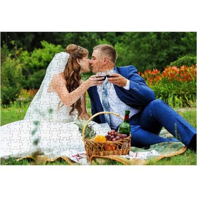 Customized Wooden Puzzle In Personalized Design, 100/300/500/1000 Pieces Large Size Custom Puzzle For Adults, Families, Weddings, Graduations, And Gifts. Room Decoration Ornamental, Exquisite, Adorable, Colorful, Cute, Custom, Unique, Customized, Personalized, Ideal Gifts For Him, Ideal Gifts For Her, For Anniversaries, For Birthdays,Customized Block Toys & Puzzles,Street Casual Chic,Toys & Games,Haunt Your Home