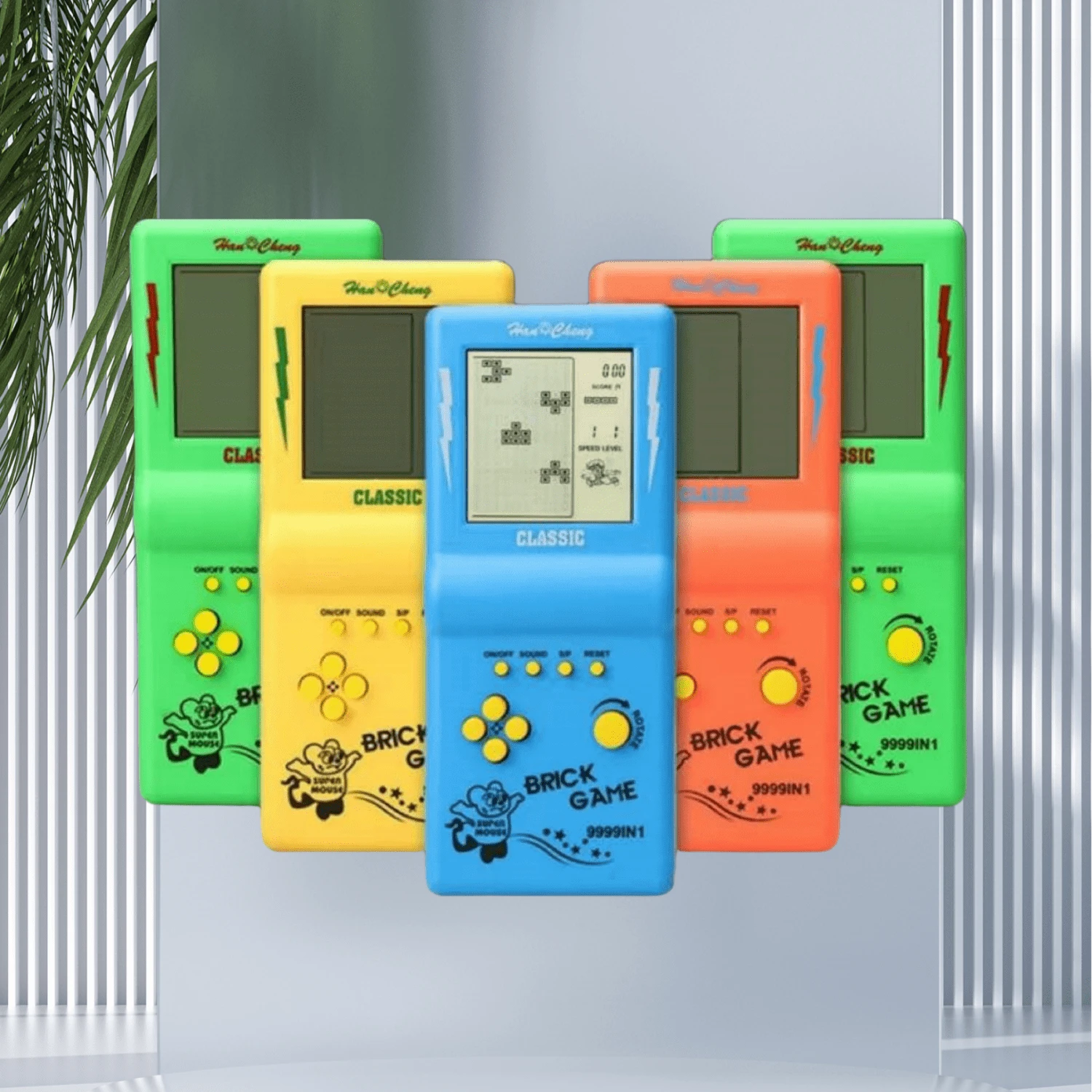 1pc 3.5 Inch HD Screen Handheld Game Console With 23 Built-In Game Modes, An Ideal Stress Relief Gaming Device And Best Travel Companion - Multicolor - View 1