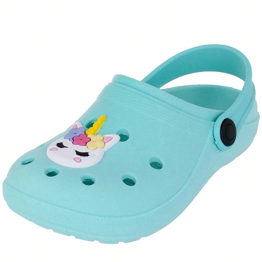 Kids Fashion Slippers - 薄荷藍 - 查看 1