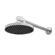 Ducha Chuveiro Redondo Piscina Jardim Área Externa 10 Polegadas ABS Cromada - Cinza - Visão 2