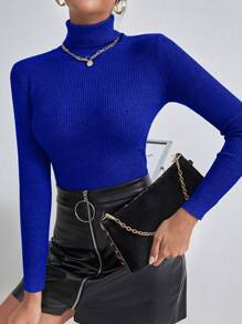 Women Sweaters - Blue - View 4