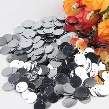 Paillettes Sequin 10mm 15mm 20mm 25mm 30mm Pvc Sequins Side Hole Sewing Wedding Crafts DIY Accessory Lentejuelas Para Coser 20gram/Bag