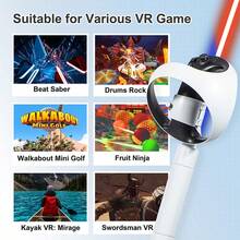 Đối với PS VR2 Kính Trò chơi Xử lý núi Phụ kiện Nhịp Bậc thầy Golf Bộ điều khiển trò chơi Gia hạn Dán Gia hạn Phụ kiện - trắng - Xem 6