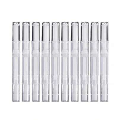 1/10 Chiếc Bút Xoắn Rỗng Bút Sơn Móng Tay 3Ml Dụng Cụ Làm Móng Tay Làm Mềm Móng Tay Biểu Bì Dầu Kem Che Khuyết Điểm Kem Nền Son Môi Trang Điểm Dạng Lỏng Chai Bơm Lại - Phụ Kiện Du Lịch