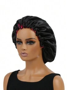 1 PC Satin Bonnets  Double Layer  Sleeping Silk Bonnet