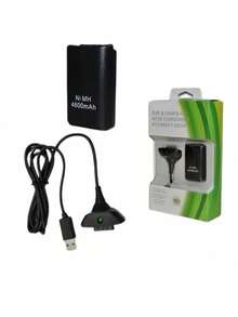 Battery And Charger Kit, Rechargeable For Control, Charge And Play - màu đen - Xem 4