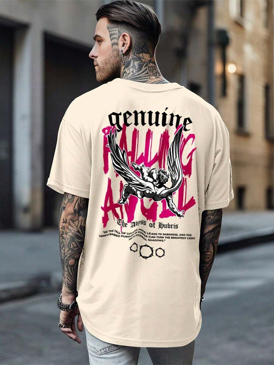 Men T-Shirts - 米色 - 查看 1