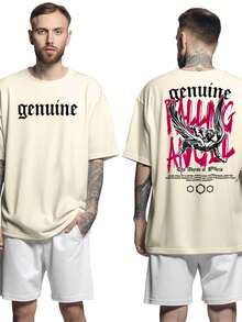 Men T-Shirts - 米色 - 查看 3