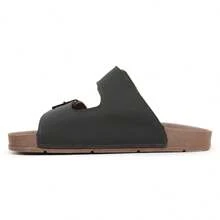 Men Flip Flops & Slides - 墨綠色 - 查看 4