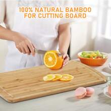 30 Inch Extra Large Bamboo Noodle Board Stove Cover, Large Charcuterie Board, Counter Space Top Covers For Electric Stoves & Sink Farmhouse Rustic Decorative Tray For Kitchen