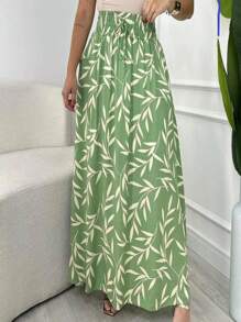 Women Skirts - Olive Green - View 6