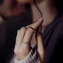 Set Of 3 Lightweight And Luxurious Honeycomb Design Rings With Cubic Zirconia, Suitable For Women Everyday Wear In Minimalist And Ins Style