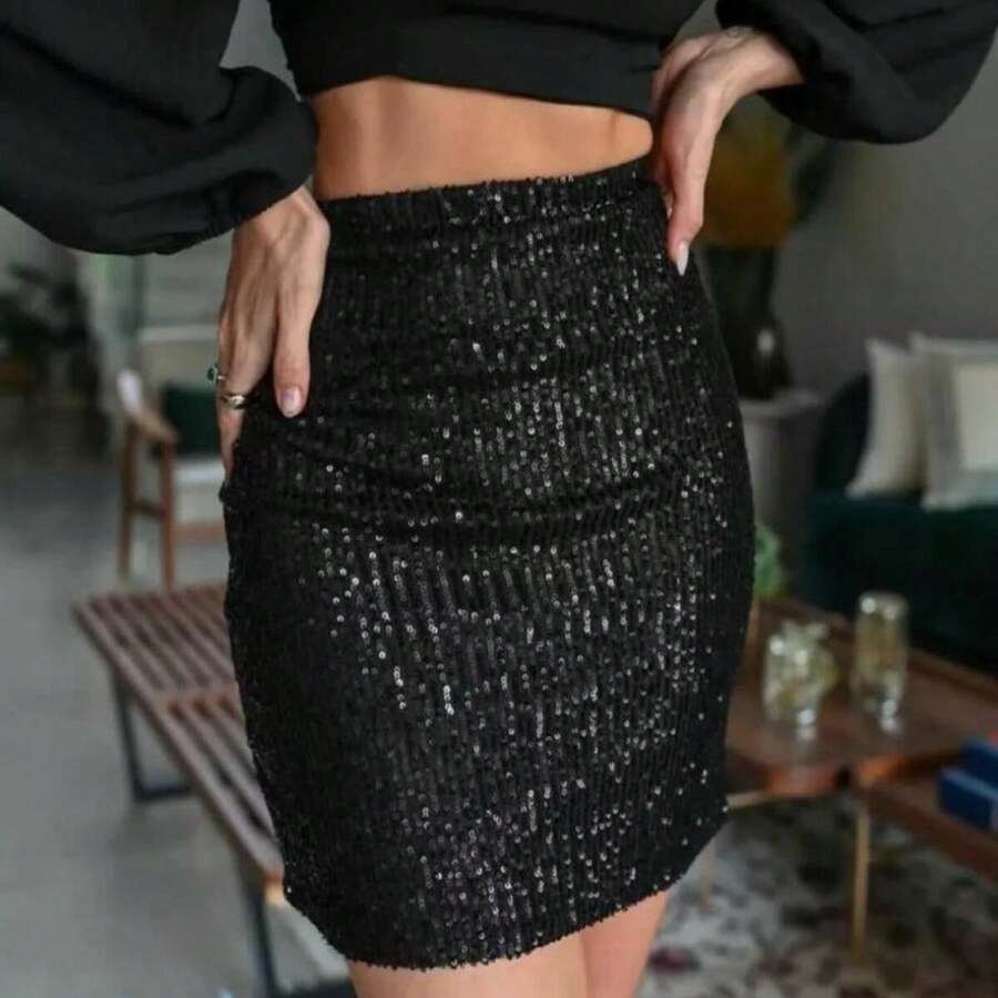 Women Skirts - màu đen - Xem 1