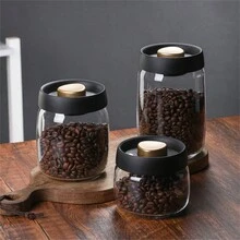 Vacuum Coffee Canister Food Storage Container Vacuum Sealed Containers - Multicolor - View 1