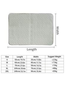 Pet Cat And Dog Cooling Pad, Summer Cooling Mat For Pet Bed And Kennel, Ice Silk Mat For Dogs And Cats, Suitable For Large, Medium And Small Pets - Multicolor - View 11