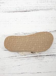 Women's Original Design General-Purpose Lady-Like Cute High-End Fashion Versatile Thick Bottom Sandals, Roman Style Retro Classic Elegant Elegant Fairy Beige Tassel Sandals, Suitable For Evening Party, Holiday, Halloween, Christmas, Comfortable, Versatile Round Toe, Rope Textured Bottom, Wedge Heel