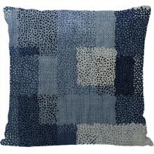 4入組波西米亞風格靠墊套，摩洛哥風格數字印花亞麻靠墊套，45cm X 45cm，裝飾沙發靠墊套