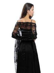 Women's Scarves - 黑色 - 查看 2