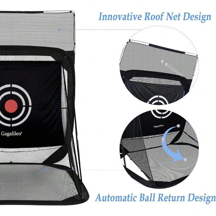 Pop Up Golf Net, Pop Up Golf Hitting Net, Quick Setup Golf Practice Net, Golf Nets For Backyard