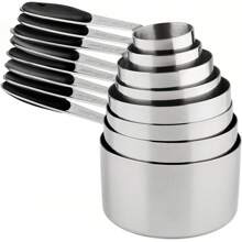 8/13/17 Cái/bộ, Cốc Và Muỗng Đo Lường Bằng Thép Không Gỉ Với Bộ Tay Cầm Bằng Silicon, Bộ Muỗng Đo Từ Tính Có Cân, Cho Thành Phần Khô Và Chất Lỏng - Dụng Cụ Làm Bánh DIY - Muỗng Đo Gia Vị, Bột Và Cà Phê, Để Nấu Ăn Và Làm Bánh, Dụng cụ làm bánh Dụng cụ nhà bếp, Đồ dùng nhà bếp, Phụ kiện nhà bếp, Đồ dùng nhà bếp gia đình - Bạc - Xem 17