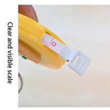 1/2/5pcs Cartoon Mini Retractable Tape Measure, Multifunctional Round Portable Soft Ruler, Measure Bust Waist, Compact Cute Measuring Tape, Portable