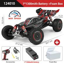 WLtoys 124010 55KM/H RC Car Professional Racing Vehicle 4WD Off-Road Electric High Speed Drift Remote Control Toys For Children - Multicolor - View 14